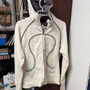 lululemon athletics special edition scuba Off-White Hoodie with Dark Trim